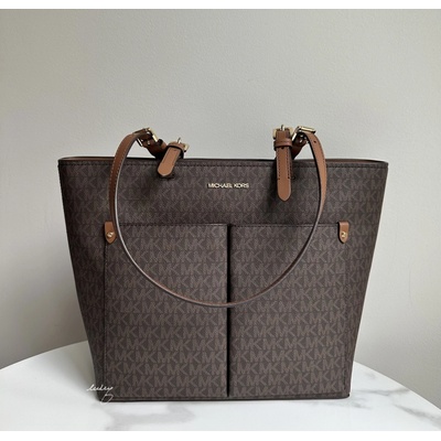 Michael Kors dámská kabelka Jet Set Medium hnědá
