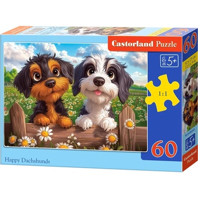 CASTORLAND Šťastní jazvečíci 60 dielov
