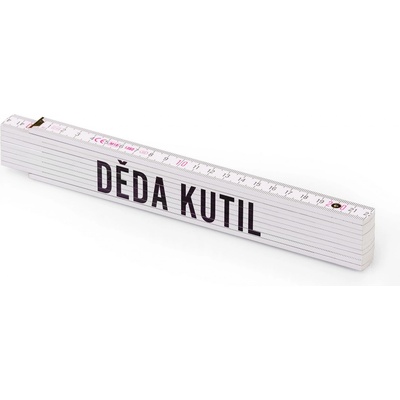 Metrie Block 52 Skládací metr s potiskem Děda kutil 2 m