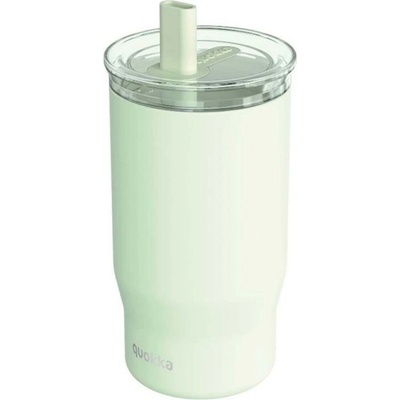 Quokka Termohrnek se brčkem Quokka Mist 720 ml pastelově zelený