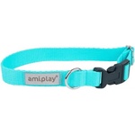 amiplay collar SAMBA - нашийник за куче - ТЮРКОАЗ, размер L - 35-50 х 2 см - Полша - 278448