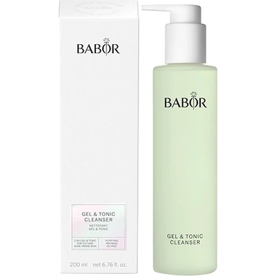 BABOR Cleansing 2 in 1 Gel & Tonic Cleanser For Oily And Acne-Prone Skin почистващ гел за лице за жени 75 мл
