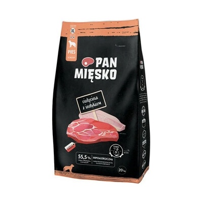 Pan Mięsko Telecí maso s krůtou XS 20 kg