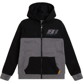 Image 1 of GUESS Двуцветен спортен суичър за момче в черно и сиво Guess