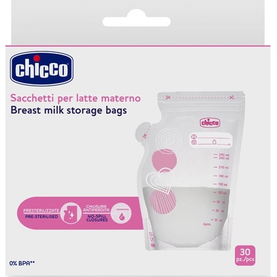 CHICCO Sáčky na materské mlieko 250 ml 30 ks