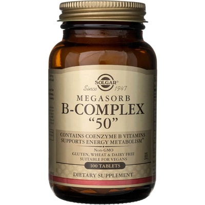 Solgar Megasorb B-Complex 50 100 tabliet