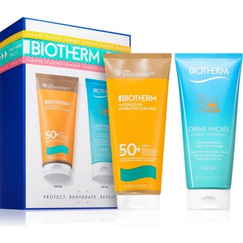 Biotherm Waterlover Hydrating Sun Milk SPF50+ подаръчен комплект за жени