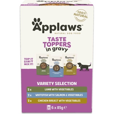 Applaws Adult Taste Toppers Gravy Multipack 6 x 85 g
