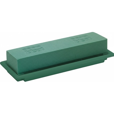 Floristický základ OASIS® Table Deco MEDI - aranžérska miska s hmotou - zelená