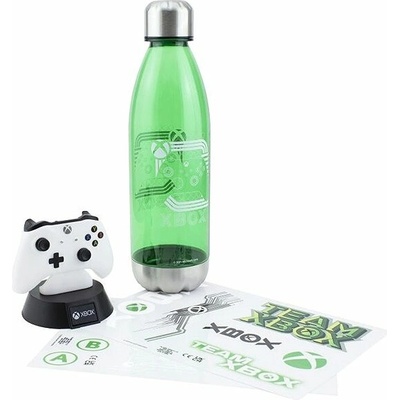 Paladone Darčekový set Xbox - Xbox Icon Light (lampička, fľaša, samolepky)