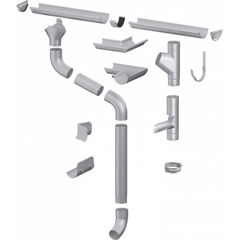 KJG Žľabový kotlík Rova Rainline OMV RAL 7016 antracit
