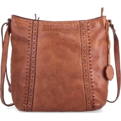 Noelia Bolger dámská kožená crossbody koňaková NB 2029 cognac