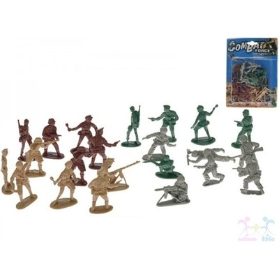 Sada vojáci plast 24ks na kartě