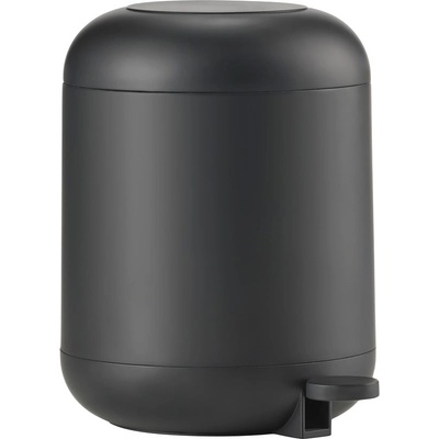 ZONE Черно пластмасово кошче за боклук с педал 4 l Sensu - Zone (34933)