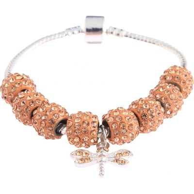 Bando náramok Crystal K982 viacfarebný béžová