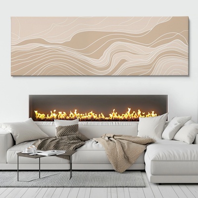 Obraz na plátně - V jemných cestách FeelHappy.cz Rozměr (Šířka/Výška): 180 x 60 cm