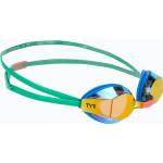 TYR Очила за плуване TYR Blackops 140 Ev Racing Mirrored blue/green