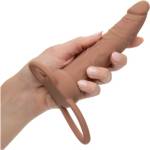 CalExotics Вибриращо дилдо с пенис пръстен Dual Penetrator мока