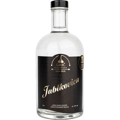 Grič Jablkovica 50% 0,5 l (čistá fľaša)