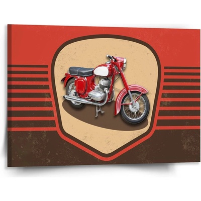 Sablio Obraz Jawa panelka Vintage - 150x110 cm