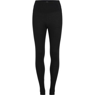 Icebreaker 260 Tech High Rise Leggings čierna/sivá