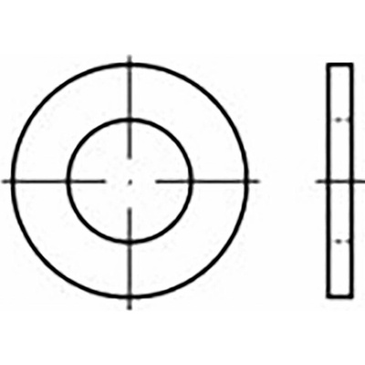 podložka 19 mm 34 mm ocel 250 ks TOOLCRAFT TO-6853713