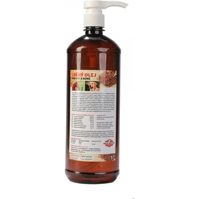 Zeus Lněný olej pro koně a psy 1000 ml