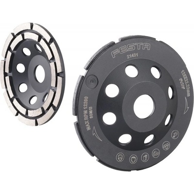 Kotouč diamantový brusný FESTA 2řadý 125x22. 2mm
