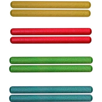 Goldon Farebné rytmické drievka pár žltá