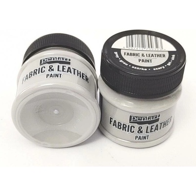 Kůže a textilní barva 50 ml šedá