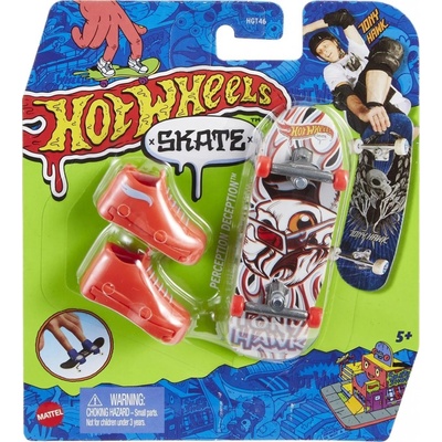 Mattel Hot Wheels Skate Perception Deception Tony Hawk Fingerboard Set HNG41