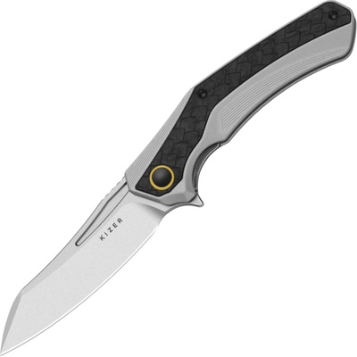 Kizer Draca S45VN Stonewashed, Aluminum&Carbon Fiber Ki4751A1