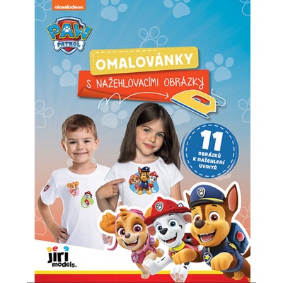 Omalovánky s nažehlovacími obrázky Tlapková patrola – Zboží Dáma
