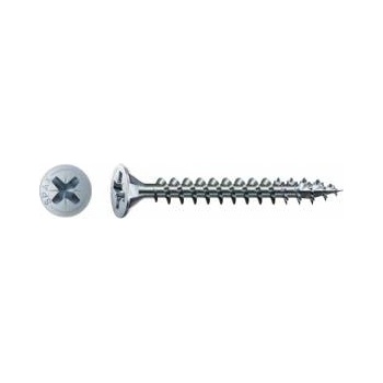 SPAX Wood insert galvanized white (100) 4.0*70mm wirox mini