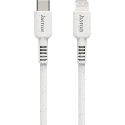Hama Кабел за зареждане HAMA "Eco", USB-C - Lightning, 1 м, 187284 (4047443507945)