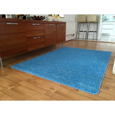 Vopi Color shaggy modrý srdce