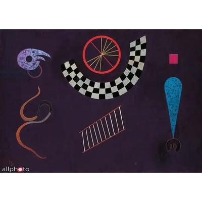 Obrazy - Kandinsky, Wassily: Stuha se čtverci - reprodukce obrazu