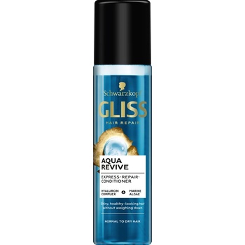 Schwarzkopf Gliss Aqua Revive Express Repair Балсам за нормална до суха коса спрей 200мл (56544560)