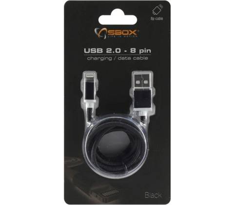 Sbox IPH7-B Apple Lightning/USB-A, 1,5M