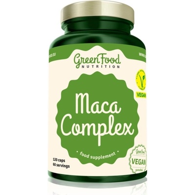 GreenFood Nutrition Maca Complex kapsuly z bylín 118 g