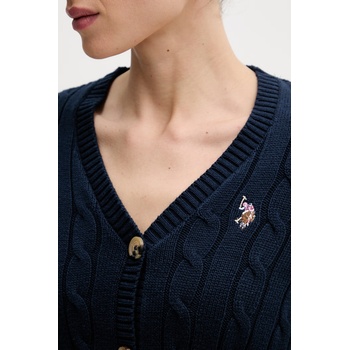 U. S. Polo Assn Памучна жилетка U. S. Polo Assn. CABLE KNIT (WUP0400)