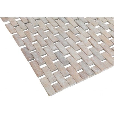 Wenko BAMBOO v bílé barvě bambusová 50 x 80 cm – Zboží Dáma