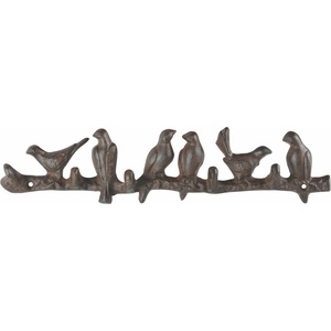Esschert Design Кафява метална стенна закачалка - Esschert Design (ZEE-LH243)
