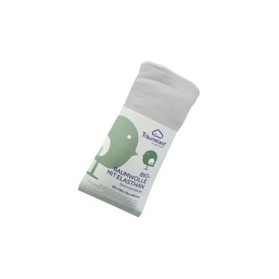 Träumeland prestieradlo Bio-Bavlna s elastanom Hellgrau 35x78