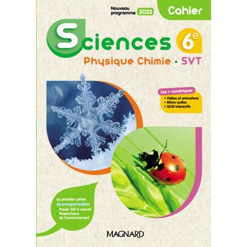 Image 1 of Sciences 6e - Cahier | Azan, Girault, Keuk, Meneret Noisette