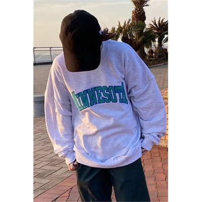 Madmext Дамски суитшърт mg1268 - Сив #319743 (319743_Сив)