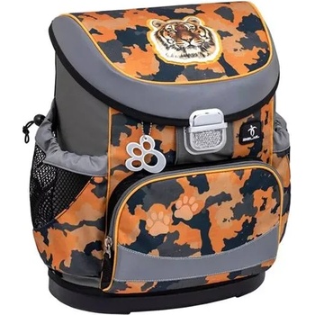 Belmil Ученическа раница Belmil Orange Camouflage, 36x28x17 см