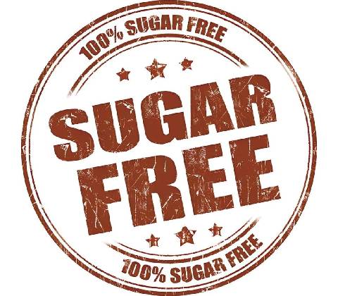 Ceduľa Sugar Free