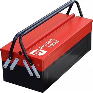Pro-Tech TOOLS Разтварящ се работен куфар за инструменти 2 слоя метален Pro-Tech TOOLS 40808 (40808)