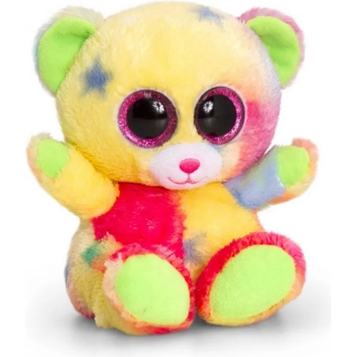 Keel Toys Плюшена играчка Keel Toys Animotsu - Меченце-дъга, 15 cm (SF0435)